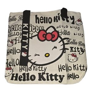NWOT Hello Kitty Cream and Black Tote Bag